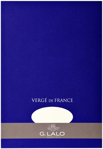 Bloc-notes Lalo A4 uni 100g 100 pages vergé blanc
