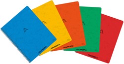 Cahier à spirale Aurora 210x165mm carreau 5x5mm 120 pages 80g assorti