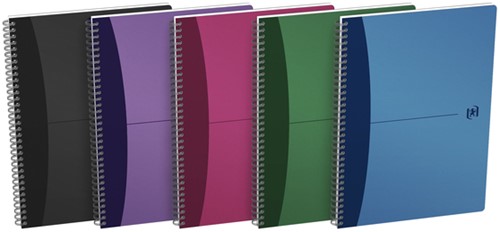 Cahier à spirale Oxford Urban Mix A4 ligné 180 pages assorti