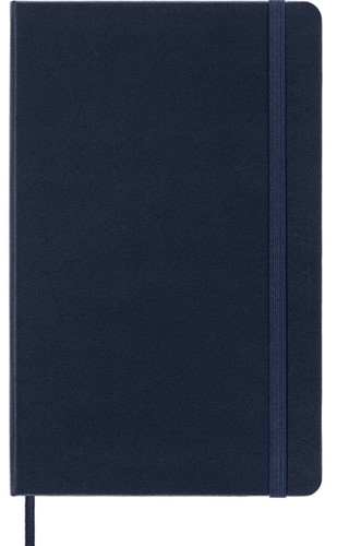 Carnet Moleskine large 210x130mm Couverture rigide ligné bleu saphir-2