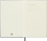 Carnet Moleskine large 210x130mm Couverture rigide ligné bleu saphir-2