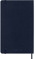 Carnet Moleskine large 210x130mm Couverture rigide ligné bleu saphir-3