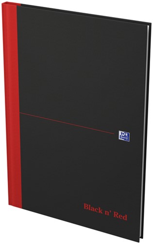 Cahier de notes Oxford Black n’ Red A4 96 feuilles carreau 5mm