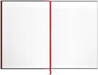 Cahier de notes Oxford Black n’ Red A4 96 feuilles carreau 5mm-3