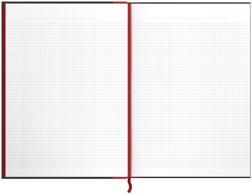 Cahier de notes Oxford Black n’ Red A4 96 feuilles carreau 5mm-3