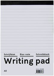 Bloc-notes Qbasic A5 ligné 160 pages 60g