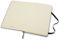 Carnet de notes Moleskine large 130x210mm carreau couverture rigide noir-2