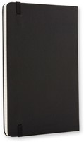 Carnet de notes Moleskine large 130x210mm carreau couverture rigide noir-3