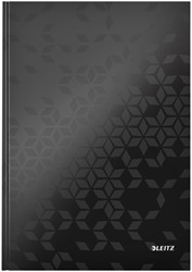 Cahier Leitz WOW A4 160 feuilles 90g ligné noir