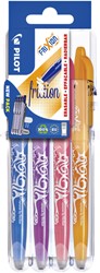Roller PILOT FriXion Set2Go Medium Fun assorti 4 pièces