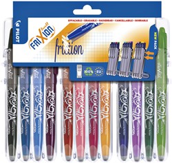 Roller PILOT FriXion Set2Go Medium assorti 12 pièces