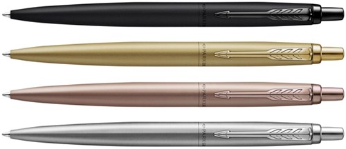 Stylo bille Parker Jotter XL Monochrome Pink Gold Medium-3