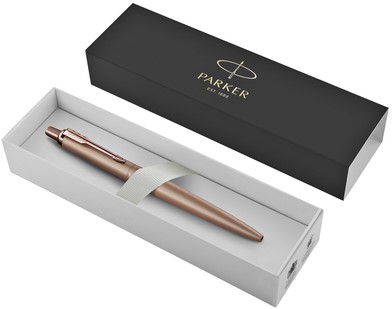 Stylo bille Parker Jotter XL Monochrome Pink Gold Medium-2
