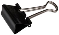 Büroklammer MAUL 215 foldback 25mm Kapazität 9mm schwarz 12 Stück-2
