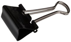 Büroklammer MAUL 215 foldback 25mm Kapazität 9mm schwarz 12 Stück-2