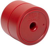 Büroklammerhalter MAUL Pro magnetisch Ø73x60mm rot-1
