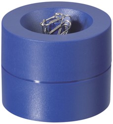 Büroklammerhalter MAUL Pro magnetisch Ø73x60mm blau