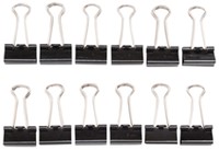 Büroklammer MAUL foldback 215 19mm schwarz 12 Stk-3