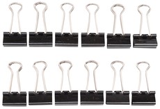 Büroklammer MAUL foldback 215 19mm schwarz 12 Stk-3