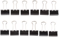 Büroklammer MAUL foldback 215 19mm schwarz 12 Stk-5