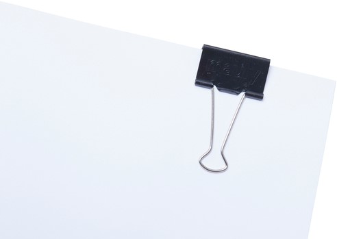 Papierklem MAUL foldback 215 19mm zwart 6 stuks-3