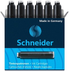 Cartouche d’encre Schneider DIN noir boîte 6 pièces