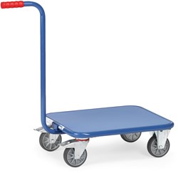 Rolplateau met duwstang KF 9 bodem van staalplaat Laadvlak 600 x 500 mm