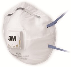 3M 8322 stofmasker FFP2 met ventiel 8322 stofmasker FFP2 met ventiel 8322 stofmasker FFP2 met ventiel