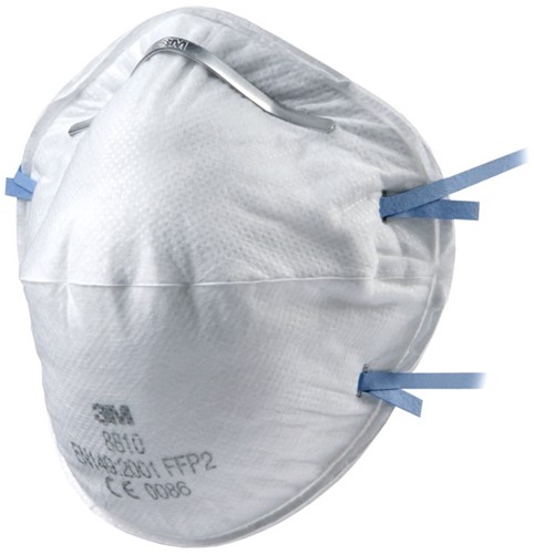 3M 8810 stofmasker FFP2 zonder ventiel