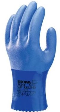 Showa 650 Oil Resistant Handschoen Blauw 11 - 260 mm