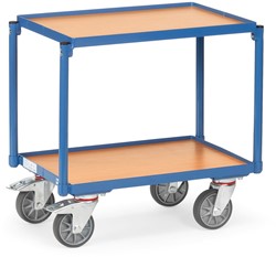Rolplateau - 2 etages met rand Laadvlak 610 x 410 mm