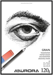 Bloc à dessin Aurora A4 20 feuilles 120g papier Grain