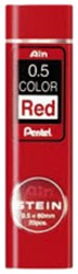 Mine Pentel Ain Stein HB 0,5mm rouge tube 20 mines