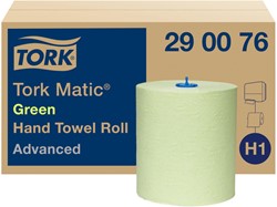 Handdoekrol Tork H1 Matic Advanced 2-laags 150m groen 290076