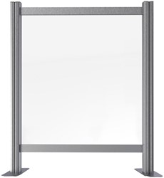 Hygieneschirm OPUS 2 Aluminiumsockel 950X900mm