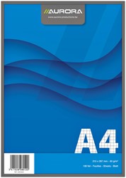 Bloc-notes Aurora A4 carreau 5x5mm 100 feuilles 60g bleu