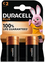 Battery Duracell Plus 2x C
