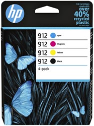 Ink cartridge HP 6ZC74AE 912 black + 3 colors