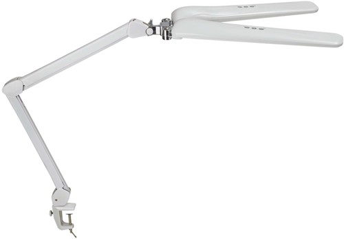 Lampe de bureau MAULcraft duo LED Pince table intensité variable blanc-2