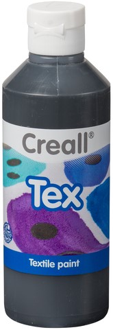 Peinture textile Creall Tex noir 250ml