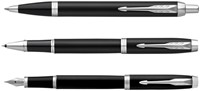 Stylo plume Parker IM Matte Black CT Fin-3