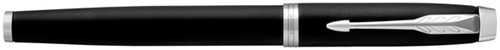 Stylo plume Parker IM Matte Black CT Fin-2