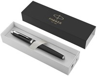 Stylo plume Parker IM Matte Black CT Fin-1