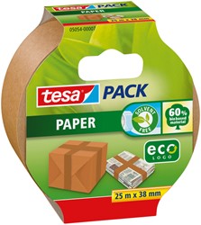 Packaging tape tesapack® paper ecoLogo® 25mx38mm brown