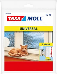 draft strip tesamoll® Universal foam profile self-adhesive 10mx15mm white