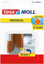 Draft strips tesamoll® Universal self-adhesive tbv door 1mx38mm brown