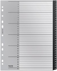 Intercalaires Leitz Recycle A4 11 trous 1-31 Extra Large PP