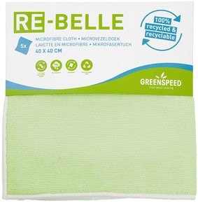 Mikrofasertuch Greenspeed Re-belle 40x40cm grün 5 Stück
