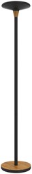 Lampadaire Unilux Baly LED bambou noir