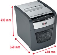 Papiervernietiger Rexel Optimum Auto+ 50X P4 snippers 4x28mm-2
